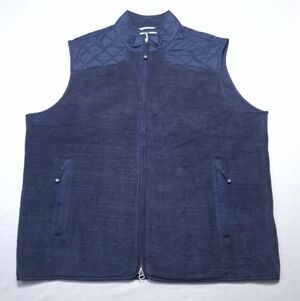 Peter Millar Dark Blue Quilted Vest